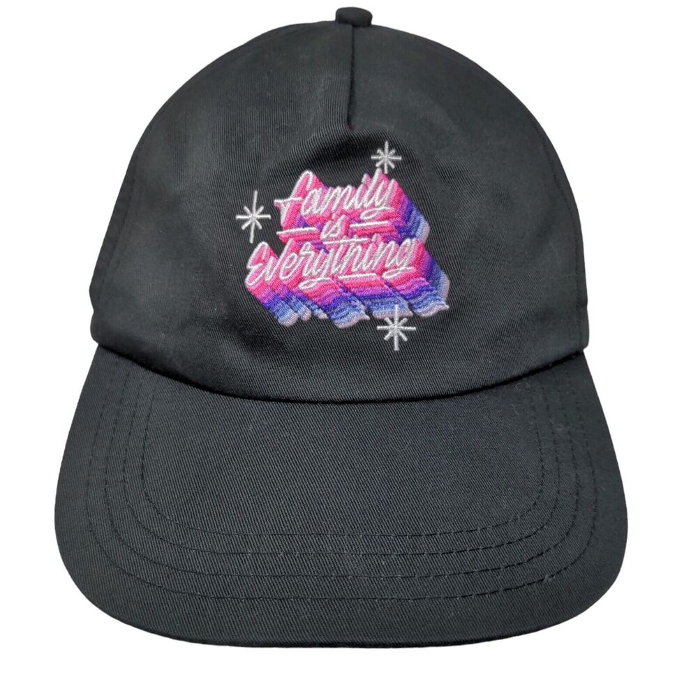 Taco Bell Mens Snapback Hat Black Cotton Blend Embroidered Logo Employee Uniform